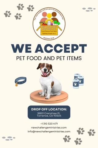 Pet item donation